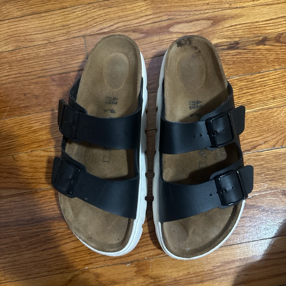 Birkenstock Papilloo Black Double Strap Sandals